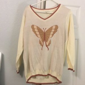 ModCloth Butterfly Sweater